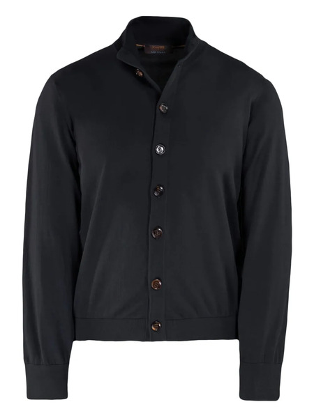  Moorer Sterling-si5 Buttoned Cardigan - Blue 