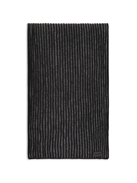  Moorer Striped Scarf - Grey 