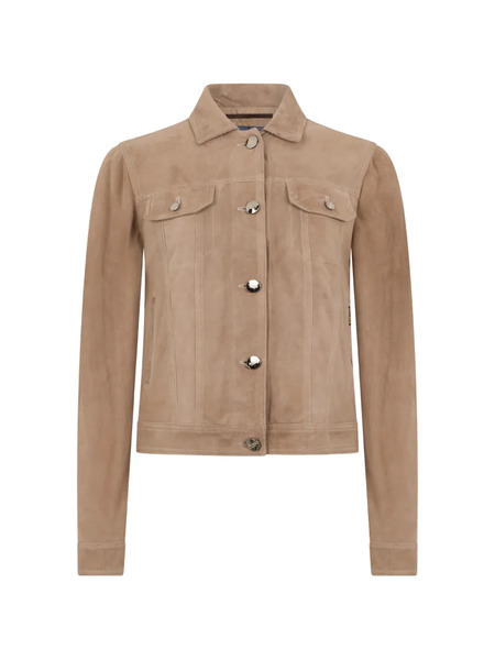  Moorer Violetta Classic-collar Button Jacket - Neutrals 