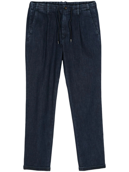  Moorer Wilton Drawstring-waistband Jeans - Blue 