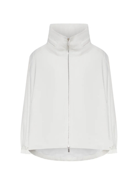  Moorer Zip High-neck Jacket - White 