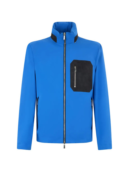  Moorer Zip Pocket Jacket - Blue 