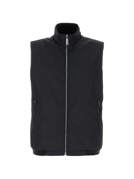  Moorer Zip Sleeveless Gilet - Blue 