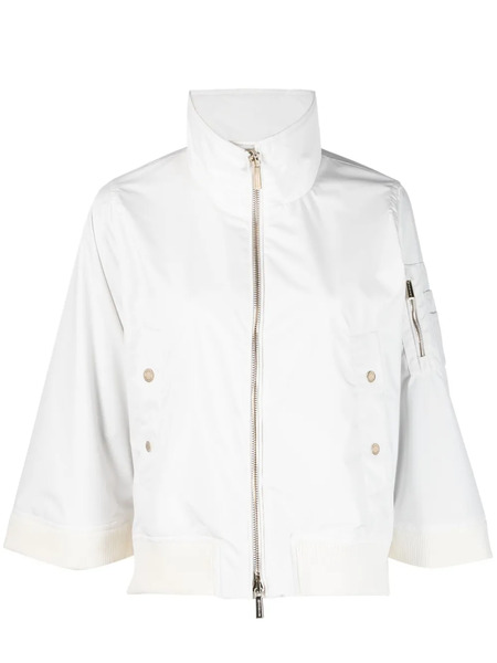  Moorer Zip-up Jacket - White 