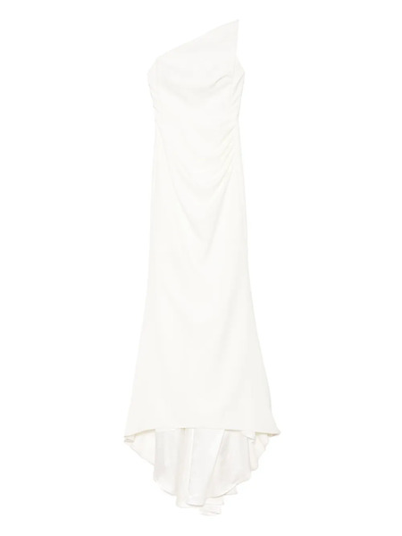  Moos Studio Asymmetric-neck Maxi Dress - White 