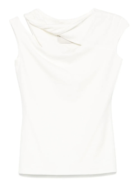  Moos Studio Asymmetric Top - White 