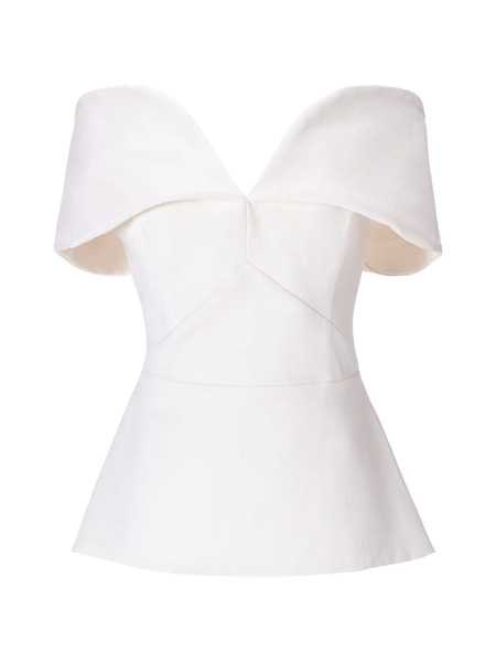  Moos Studio Off-shoulder Top - White 