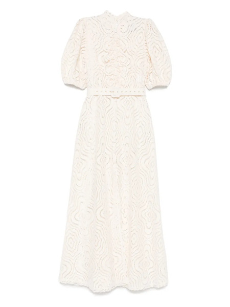  Moos Studio Puff Majesty Maxi Dress - Neutrals 