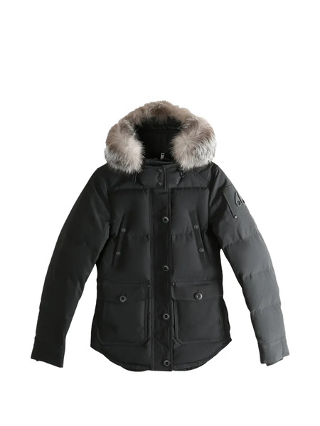  Moose Knuckles Anguille Fur-trim Jacket - Black 