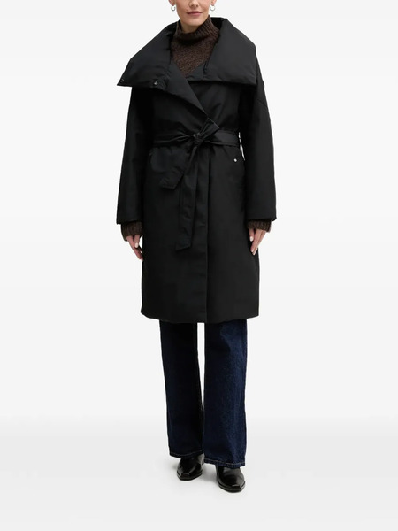  Moose Knuckles Belted Double-breasted Coat - Black 