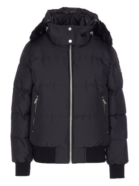  Moose Knuckles Cloud Hooded Puffer Jacket - Black 