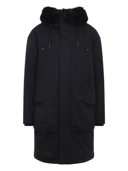  Moose Knuckles Fur-trimmed Parka Coat - Black 