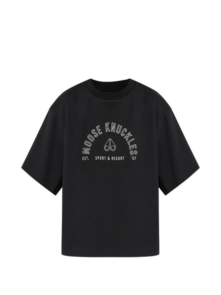  Moose Knuckles Graphic T-shirt - Black 