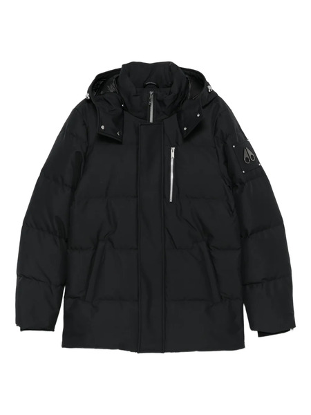  Moose Knuckles Hooded Puffer Jacket - Black 