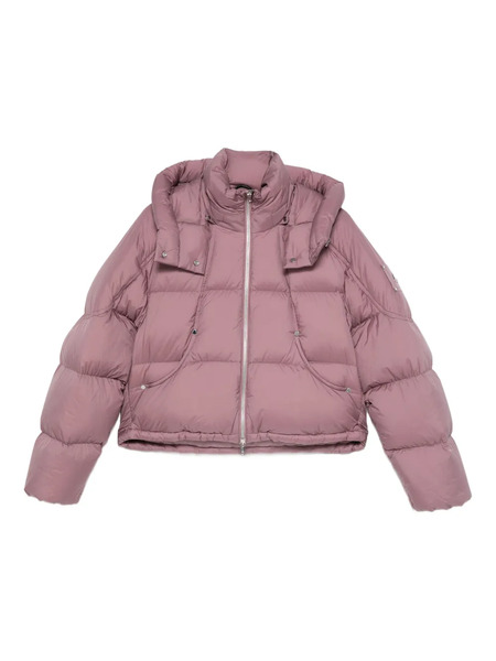  Moose Knuckles Hooded Zip-up Padded Jacket - Pink 