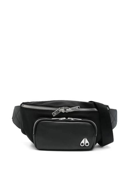  Moose Knuckles Logo Belt Bag - Black 