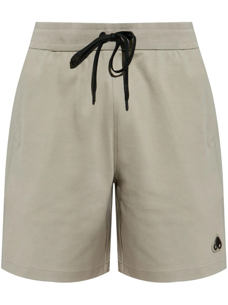  Moose Knuckles Logo-patch Shorts - Neutrals 