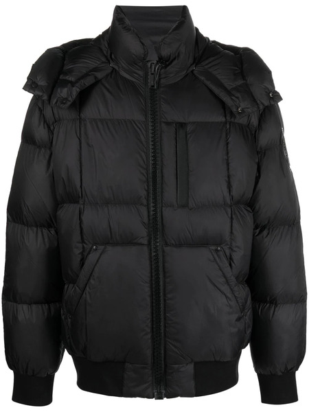  Moose Knuckles Padded Zip-ip Coat - Black 