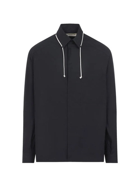  Mordecai Drawstring Shirt - Black 
