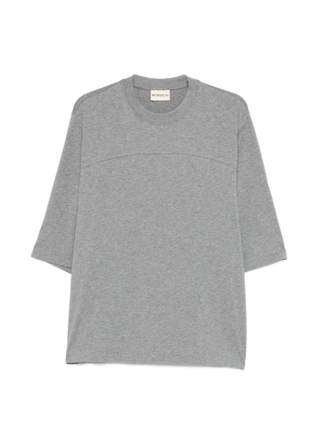  Mordecai Panelled Graphic T-shirt - Grey 