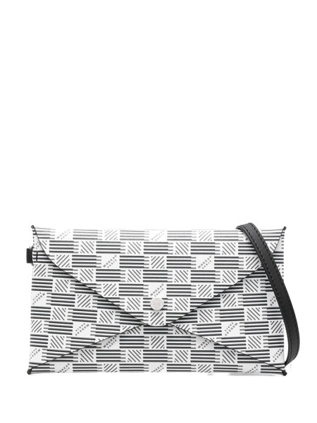  Moreau Geometric-pattern Clutch Bag - White 