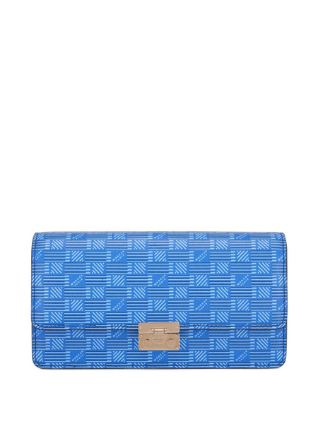  Moreau Gigi Monogram-pattern Crossbody Bag - Blue 