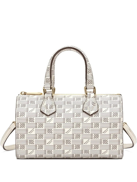  Moreau Liberte Pm Geometric-pattern Boston Bag - Neutrals 