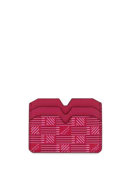  Moreau Monogram-print Leather Cardholder - Pink 