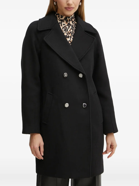 Morgan Button Coat - Black 