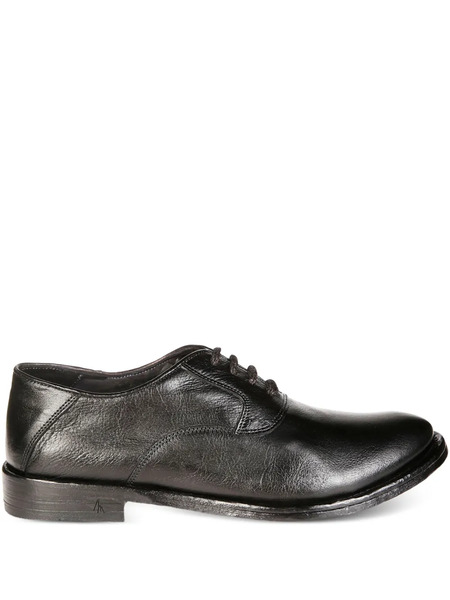  Morgillo Leather Oxford Shoes - Black 