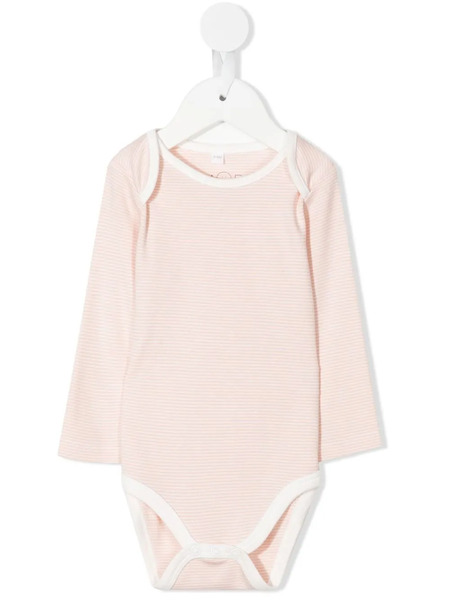  Mori Stripe-detail Romper - Pink 