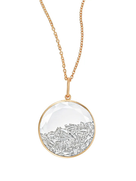  Moritz Glik 18kt Yellow Gold Diamond Shaker Pendant Necklace 