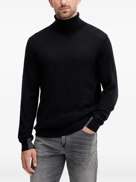  Mos Mosh Adam Roll-neck Sweater - Black 