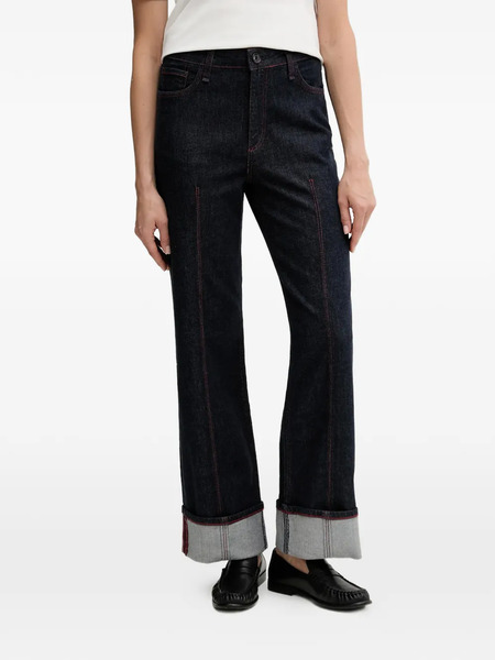  Mos Mosh Button Cuffed Jeans - Blue 