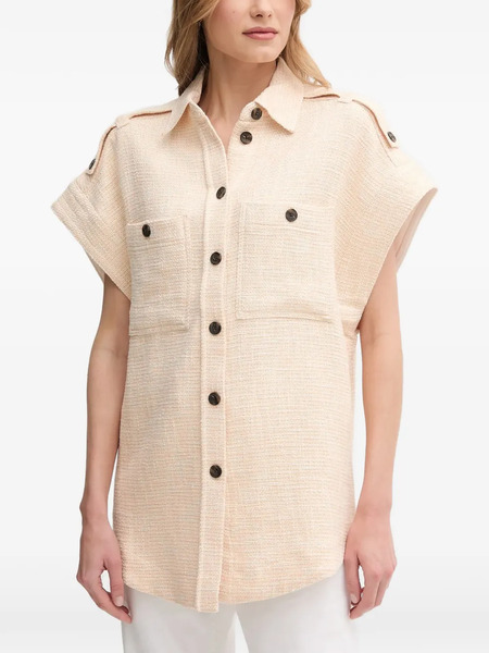  Mos Mosh Button Pocket Shirt - Neutrals 