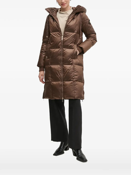  Mos Mosh Hooded Quilted Coat - Brown 