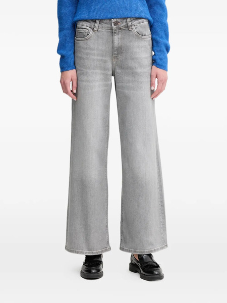  Mos Mosh Mmdara Hera Wide-leg Jeans - Grey 
