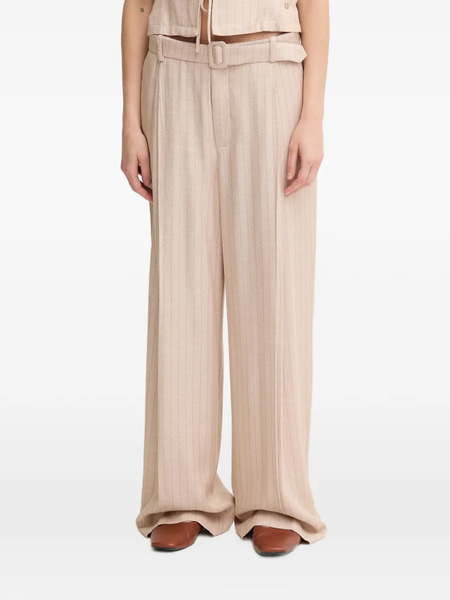  Mos Mosh Pinstripe Trousers - Neutrals 