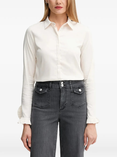 Mos Mosh Ruffled-detail Shirt - White 