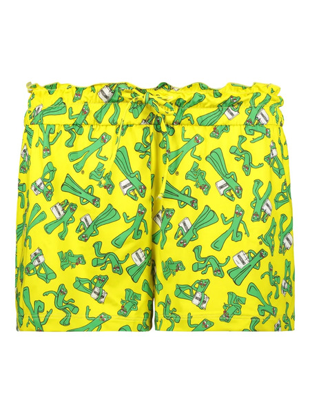  Moschino All-over Print Shorts - Yellow 