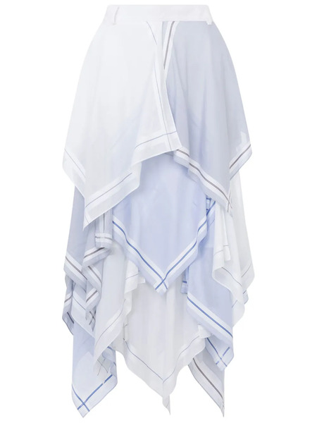  Moschino Asymmetric Maxi Skirt - White 