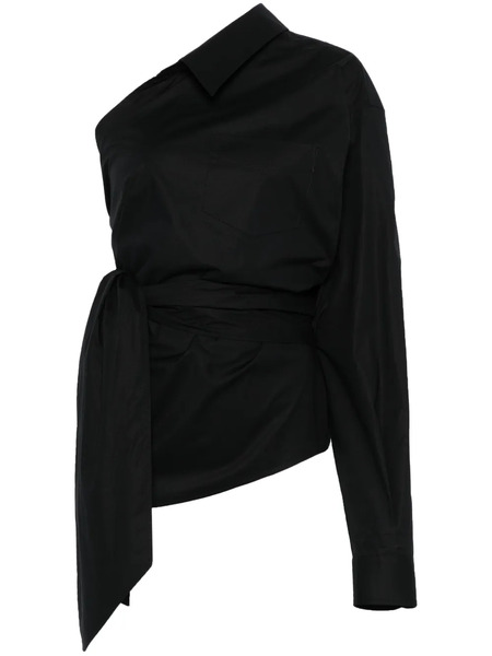  Moschino Asymmetric Shirt - Black 