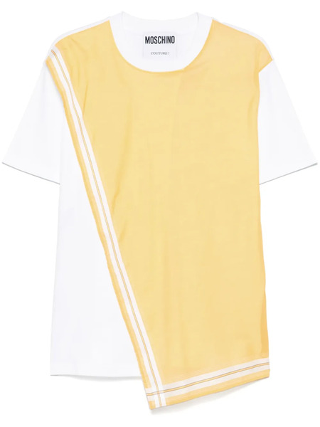  Moschino Asymmetric T-shirt - White 