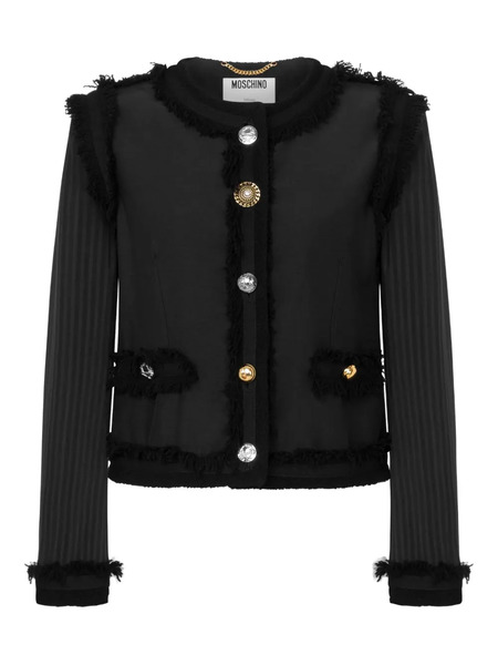  Moschino Button-fastening Jacket - Black 