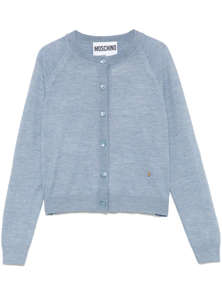  Moschino Crew-neck Cardigan - Blue 