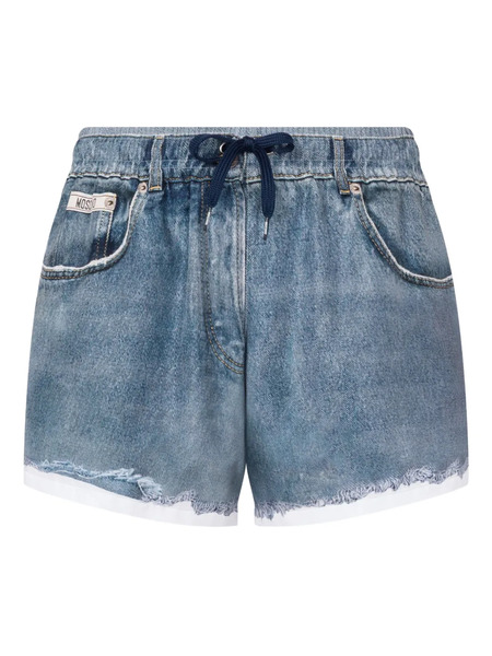  Moschino Drawstring-fastening Swim Shorts - Blue 