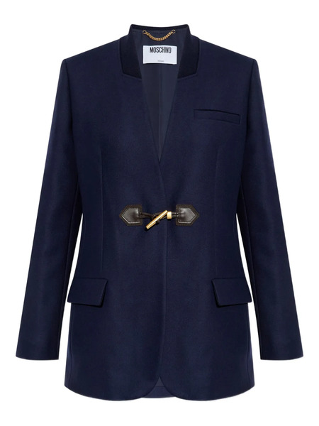  Moschino Elbow-patch Blazer - Blue 