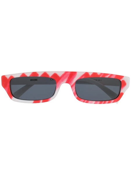  Moschino Eyewear Brushstroke Sunglasses - Red 