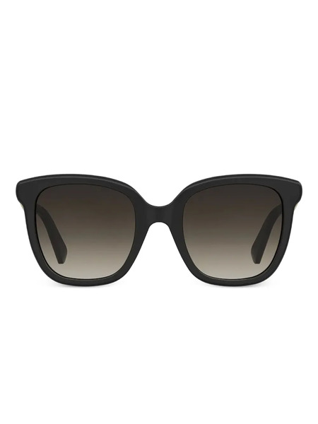  Moschino Eyewear Square Sunglasses - Black 