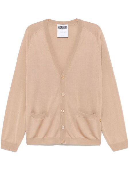  Moschino Fine-knit Cardigan - Neutrals 
